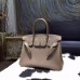 Replica Handbag Store Birkin 30cm 35cm Bag In Etoupe Togo Calfskin Bag Original Leather Handstitched