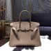 Replica Handbag Store Birkin 30cm 35cm Bag In Etoupe Togo Calfskin Bag Original Leather Handstitched