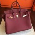 Replica Handbag Store Bordeaux Clemence Birkin 40cm Handmade Bag Replica Handbag Store Bordeaux Clemence Birkin 40cm Handmade Bag