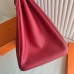 Replica Handbag Store HAC Birkin 40 Handmade Bag in Red Clemence Leather
