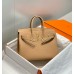 Replica Handbag Store Birkin 25cm Bag In Chai Clemence Leather