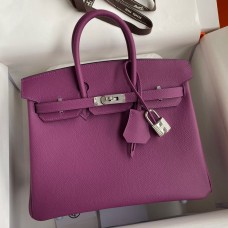 Replica Handbag Store Birkin 25 Retourne Handmade Bag In Anemone Epsom Calfskin Replica Handbag Store Birkin 25 Retourne Handmade Bag In Anemone Epsom Calfskin