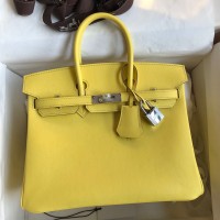 Replica Handbag Store Birkin 25 Retourne Handmade Bag In Lime Swift Calfskin Replica Handbag Store Birkin 25 Retourne Handmade Bag In Lime Swift Calfskin