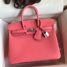 Replica Handbag Store Birkin 25 Retourne Handmade Bag In Rose Lipstick Swift Calfskin Replica Handbag Store Birkin 25 Retourne Handmade Bag In Rose Lipstick Swift Calfskin