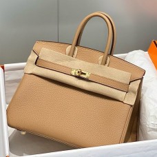 Replica Handbag Store Birkin 25cm Bag In Chai Clemence Leather Replica Handbag Store Birkin 25cm Bag In Chai Clemence Leather