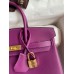 Replica Handbag Store Birkin 25 Retourne Handmade Bag In Anemone Swift Calfskin