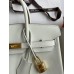 Replica Handbag Store Birkin 25 Retourne Handmade Bag In Beton Swift Calfskin