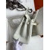 Replica Handbag Store Birkin 25 Retourne Handmade Bag In Beton Swift Calfskin