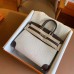 Replica Handbag Store Birkin 25 Handmade Bag In Toile & Chocolat Swift Leather