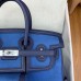 Replica Handbag Store Birkin Cargo 25 Bag in Blue Toile and Navy Blue Swift Leather Replica Handbag Store Birkin Cargo 25 Bag in Blue Toile and Navy Blue Swift Leather