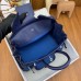 Replica Handbag Store Birkin Cargo 25 Bag in Blue Toile and Navy Blue Swift Leather Replica Handbag Store Birkin Cargo 25 Bag in Blue Toile and Navy Blue Swift Leather