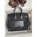 Replica Handbag Store Birkin Cargo 25 Bag in Black Toile and Swift Leather