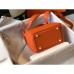 Replica Handbag Store Mini Lindy Bag In Orange Clemence Leather Replica Handbag Store Mini Lindy Bag In Orange Clemence Leather