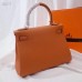Replica Handbag Store Kelly 32cm Sellier Bag In Orange Togo Leather Handmade Bag