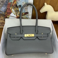Replica Handbag Store Shoulder Birkin Light 29 Bag in Etain Swift Calfskin