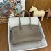 Replica Handbag Store Shoulder Birkin Light 29 Bag in Taupe Swift Calfskin