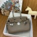Replica Handbag Store Shoulder Birkin Light 29 Bag in Taupe Swift Calfskin