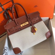 Replica Handbag Store Birkin 30cm Bag In Toile H Canvas With Barenia Leather Replica Handbag Store Birkin 30cm Bag In Toile H Canvas With Barenia Leather