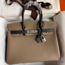 Replica Handbag Store HSS Birkin 30 Bicolor Bag in Taupe and Black Epsom Calfskin Replica Handbag Store HSS Birkin 30 Bicolor Bag in Taupe and Black Epsom Calfskin