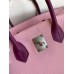 Replica Handbag Store HSS Birkin 30 Bicolor Bag in Mauve Sylvestre and Anemone Epsom Calfskin