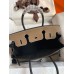 Replica Handbag Store HSS Birkin 30 Bicolor Bag in Taupe and Black Epsom Calfskin