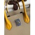 Replica Handbag Store HSS Birkin 30 Bicolor Bag in Trench and Yellow Epsom Calfskin