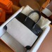 Replica Handbag Store Birkin 30 Handmade Bag In Toile & Black Swift Leather Replica Handbag Store Birkin 30 Handmade Bag In Toile & Black Swift Leather