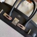 Replica Handbag Store Birkin 30 Handmade Bag In Toile & Black Swift Leather Replica Handbag Store Birkin 30 Handmade Bag In Toile & Black Swift Leather