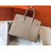 Replica Handbag Store Birkin 30cm 35cm Bag In Argile Clemence Leather