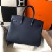 Replica Handbag Store Birkin 30cm 35cm Bag In Navy Blue Clemence Leather Replica Handbag Store Birkin 30cm 35cm Bag In Navy Blue Clemence Leather