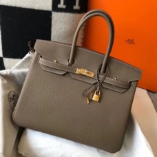 Replica Handbag Store Birkin 30cm 35cm Bag In Taupe Clemence Leather Replica Handbag Store Birkin 30cm 35cm Bag In Taupe Clemence Leather