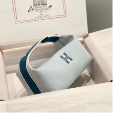 Replica Handbag Store Bride-a-Brac Case in Bleu Pale Canvas