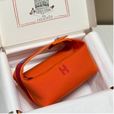 Replica Handbag Store Bride-a-Brac Large Case in Orange Canvas