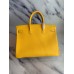 Replica Handbag Store Birkin 40 Handmade Bag In Yellow Clemence Leather Replica Handbag Store Birkin 40 Handmade Bag In Yellow Clemence Leather