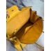 Replica Handbag Store Birkin 40 Handmade Bag In Yellow Clemence Leather Replica Handbag Store Birkin 40 Handmade Bag In Yellow Clemence Leather