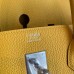 Replica Handbag Store Birkin 40 Handmade Bag In Yellow Clemence Leather Replica Handbag Store Birkin 40 Handmade Bag In Yellow Clemence Leather