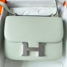 Replica Handbag Store Constance 24 Handmade Bag In Vert Fizz Epsom Calfskin