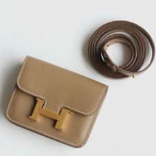 Replica Handbag Store Constance Slim Wallet in Taupe Epsom Calfskin