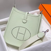 Replica Handbag Store Evelyne III TPM Bag In Vert Fizz Clemence Leather