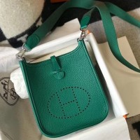 Replica Handbag Store Evelyne III TPM Mini Bag In Vert Vertigo Clemence Leather