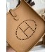 Replica Handbag Store Evelyne Mini Handmade Bag in Biscuit Clemence Leather