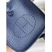 Replica Handbag Store Evelyne Mini Handmade Bag in Blue Saphir Clemence Leather