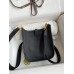 Replica Handbag Store Evelyne Mini Handmade Bag in Black Clemence Leather