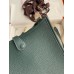 Replica Handbag Store Evelyne Mini Handmade Bag in Vert Cypres Clemence Leather Replica Handbag Store Evelyne Mini Handmade Bag in Vert Cypres Clemence Leather