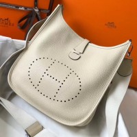 Replica Handbag Store Evelyne III 29 PM Bag In Craie Clemence Leather