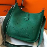 Replica Handbag Store Evelyne III 29 PM Bag In Vert Vertigo Clemence Leather