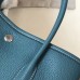 Replica Handbag Store Garden Party 30 Bag In Blue Jean Clemence Leather Replica Handbag Store Garden Party 30 Bag In Blue Jean Clemence Leather