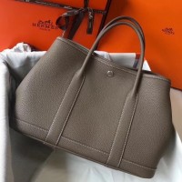 Replica Handbag Store Garden Party 30 Bag In Taupe Clemence Leather