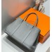 Replica Handbag Store Garden Party 30 Bag In Gris Meyer Taurillon Leather