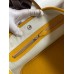 Replica Handbag Store Garden Party 30 Handmade Toile and Yellow Leather